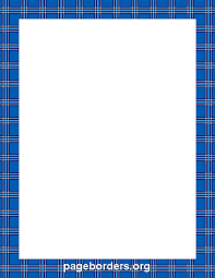 Blue Plaid Border Clip Art Page Border And Vector Graphics Page Borders Borders For Paper Clip Art