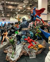 Movies & tv wonder woman justice league. Merchandise Jla Vs Darkseid Statue Painted By Xm Studio Dccomics