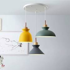 Cheap Pendant Lights Buy Directly From China Suppliers Fashion Creative Modern Wood Color Dining Room Pendant Lamp Colorful Pendant Light Cheap Pendant Lights