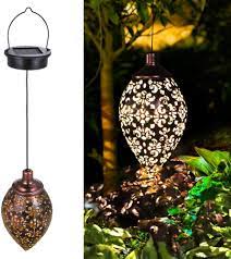 Great as a decorative product, glow and during full moon light. Hanging Solar Lights Tomshine Solar Lantern Led Garden Lights Metal Lamp Waterproof For Outdoor Hanging Decor Amazon Ca Tools Home Improvement