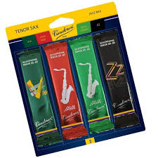 Vandoren Tenor Saxophone 4 Reeds Jazz Reed Mix Card Strength 2 Java V16 Srmixt2