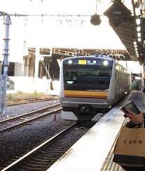 武蔵溝ノ口駅にて 駅 乗り物