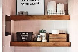 How Do You Give Lack Shelves From Ikea A Rustic Wooden Beam Look That Show Ikea Lack Wall Shelf Rustic Shelves Ikea