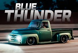Image result for Blue 1955 Truck