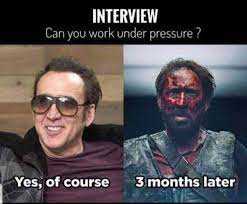 Work Under Pressure 9gag
