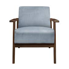 Accent chairs have been designed to create a fashionable look. Homelegance Accent Chairs August 1031bgy 1 Accent Chair Blue Grey Stationary From Discount Furniture Of The Carolina S