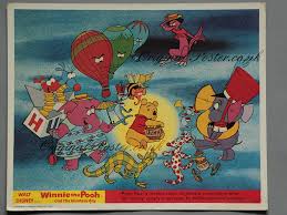 This is walt disney's 1978 'winnie the pooh & the blustery day'. Winnie The Pooh And The Blustery Day Front Of House Lobby Cards Original Poster Vintage Film And Movie Posters