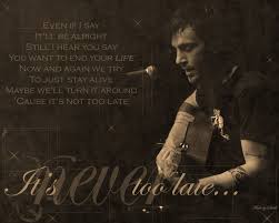 Never too late is a song by the band three days grace. 49 Three Days Grace Human Wallpaper On Wallpapersafari