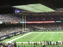 superdome section 145 new orleans saints rateyourseats com