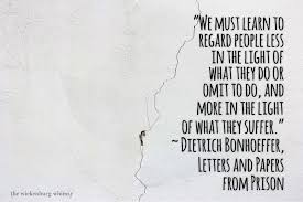 Dietrich Bonhoeffer Bonhoeffer Book Letters Quotes