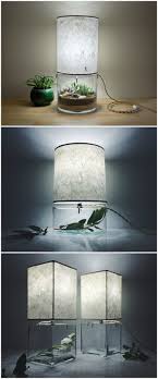 Handmade Terrarium Paper Table Lamp Id Lights Diy Lamp Terrarium Diy Paper Table