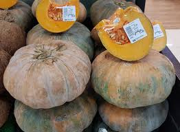 The entire pumpkin is edible but this is the tasty part you would use to make pies with! Calabaza Wikipedia