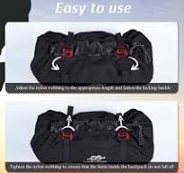 Sac à Corde d'escalade Sac Pliable Poche pour Cordes - Équipement  d'escalade Boucle Réglable Rope Bag Rucksack Outdoor Camping Randonnée  besbomig : ...