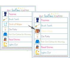 28 Best Bedtime Routine Charts Images Routine Chart