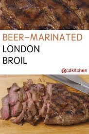 Beer Marinated London Broil Recipe Cdkitchen Com London Broil Recipes Smoked London Broil Recipe London Broil Slow Cooker
