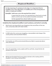 7th grade language arts worksheets
