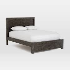 Wood gray stikit headboard queen, reclaimed weathered wood grey, reclaimed weathered wood stikit barndoor, reclaimed. Modern Mixed Reclaimed Wood Low Bed Black Olive