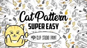 See more ideas about cat drawing, cat drawing tutorial, drawing tutorial. Cat Pattern Tutorial Super Easy By Rockomoran Clip Studio Tips