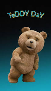 Teddy Day, bear, loved, love, one, blue, brown, HD phone wallpaper