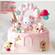 Maybe you would like to learn more about one of these? Set Hello Kitty Birthday Cake Toppers Decoration Toys Figurines Hobbies Toys Toys Games On Carousell