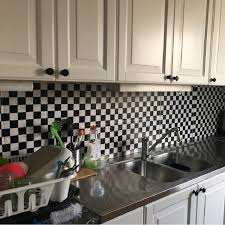 See more ideas about vinyl backsplash, adhesive backsplash, backsplash. Pvc Vinyl Contact Paper For Kitchen Backsplash Mosaic Tile Wall Stickers Self Adhesive Wallpaper For Bathroom Walls Home Decor Buy At The Price Of 22 99 In Aliexpress Com Imall Com