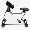 The maxkare recumbent bike features a manual magnetic resistance system with 8 difficulty levels. 1