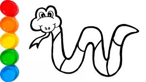 Dibujo Serpiente Para Colorear