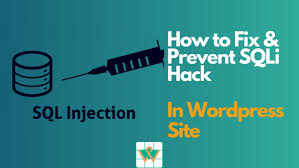 Check spelling or type a new query. Wordpress Sql Injection How To Fix Prevent Sqli Hack