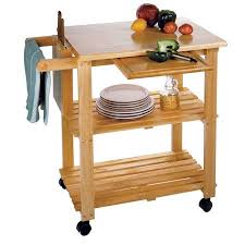 Winsome Wood Mario Utility Kitchen Cart Natural Finish Walmart Com Kitchen Cart Kitchen Utility Cart Kitchen Storage Cart