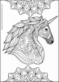 Mandalas De Unicornios Para Colorear