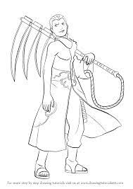 Learn How To Draw Hidan From Naruto (Naruto) Step By Step : Drawing  Tutorials