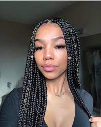 Dm Me For Cheap Promo On Instagram Sarinaninche Follow Us Braidskulture Tag A Friend Box Braids Styling Box Braids Hairstyles Braids For Black Hair