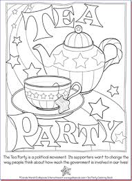 The tea party coloring page. Coloringpage Teaparty Png 300 413 Toddler Tea Party Kids Tea Party Girls Tea Party