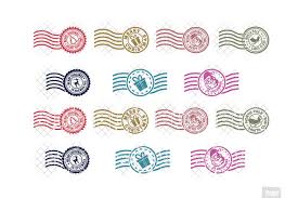 These svg images were created by modifying the images of pixabay. Christmas Stamps Svg Postage Seal In Svg Dxf Png Eps Jpg 161201 Cut Files Design Bundles