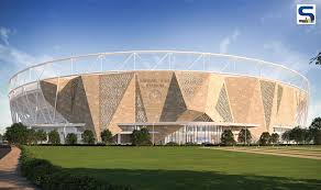 The stadium, with seating capacity of 110,000, is the world's largest cricket stadium and second largest sports ground in world. How Will The Largest Cricket Stadium In The World Coming Up In India Look Like