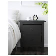 Each drawer has a lip on the underside of a square to use as the handle, but i. Hemnes 2 Drawer Chest Black Brown 211 4x26 54x66 Cm Ikea
