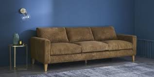 Canape 4 Places En Velours Cotele Marron Holden Maisons Du Monde Canape 4 Places Maison Du Monde Canape