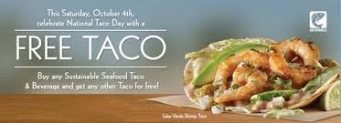 Check spelling or type a new query. Enjoy National Taco Day And Get A Free Taco On Rubios