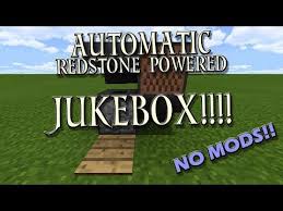 Minecraft Automatic Redstone Jukebox Tutorial No Mods Youtube Minecraft Jukebox Tutorial