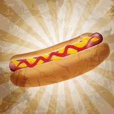 Realistic Hot Dog Vector Illustration Hot Dogs Dog Vector Healthy Skinny