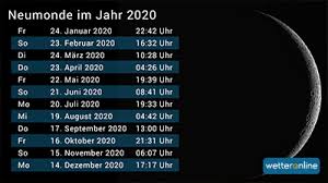 Wann ist der nächste vollmond in berlin? Termine Fur Vollmond Und Neumond Die Mondphasen Im Jahr 2020 Wetternews Wetteronline