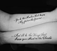 10 Quote Tattoos For Couples Who Totally Complete Each Other Couple Tattoo Quotes Couple Tattoos Sayings Love Quote Tattoos