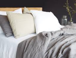 Originals Furniture Featuring Our New Range Of Linen Bedding In Colours Of Natural Charcoal Grey And White Contemporar Bed Pillows Bedroom Bedroom Furniture