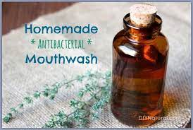 How To Make A Natural Antibacterial Mouthwash Recipe Homemade Mouthwash Natural Mouthwash Diy Mouthwash
