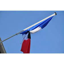 Le deuil national est déclaré par un décret signé par le président de la république et le premier ministre. Ruban De Deuil Noir Pour Drapeau En Berne 1m