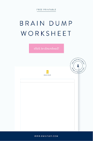 Brain Dump Free Printable Library In 2020 Free Printables Brain Dump Printables