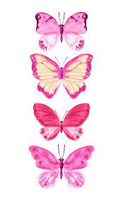 Watercolor Clipart Pink Butterfly Clip Art Digital Clipart Etsy In 2022 Butterfly Clip Art Butterfly Drawing Butterfly Art Painting