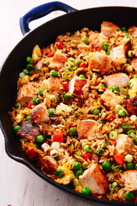Roasted Chicken Fried Rice 
