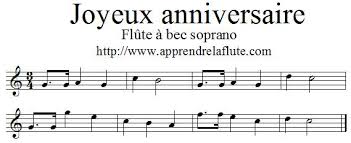 Joyeux Anniversaire A La Flute A Bec Apprendre La Flute