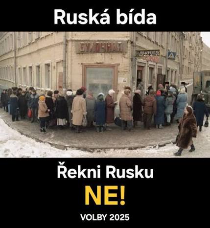 🥶‼️Ruská realita = bída a fronty na chleba, kde včera, znamená zítra. Tohle je obraz země, kde vládne Putin a jeho „russkyj mir“. Lidé tam stojí hodiny na základní potraviny, zatímco oligarchové